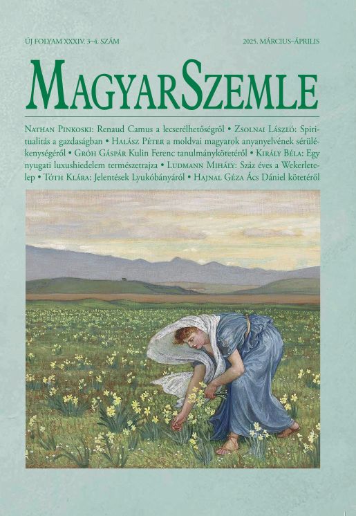 Új folyam XXXIV. 3-4. szám	