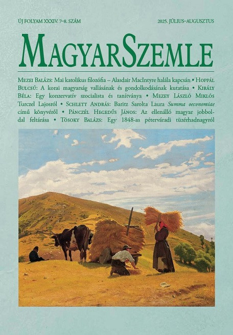Új folyam XXXIV. 7-8. szám